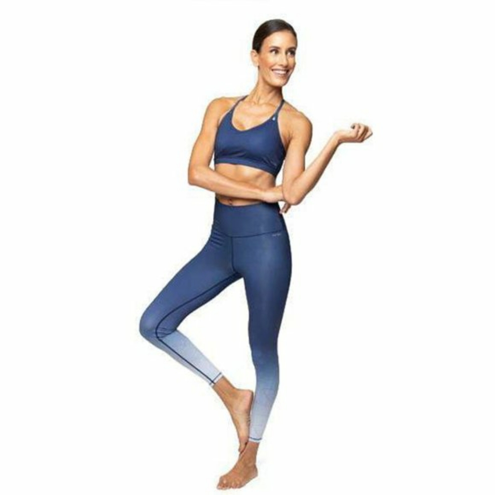 AR-33 Alpha Ocean Fade 7/8 Yoga Leggings - Medium
